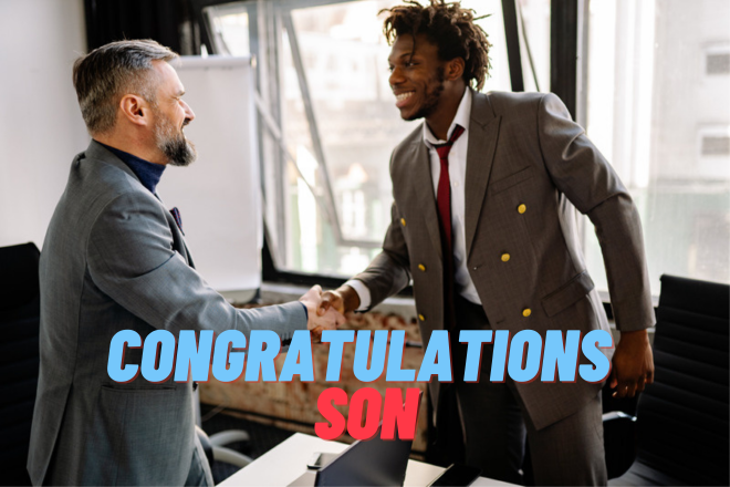 You did it boy!