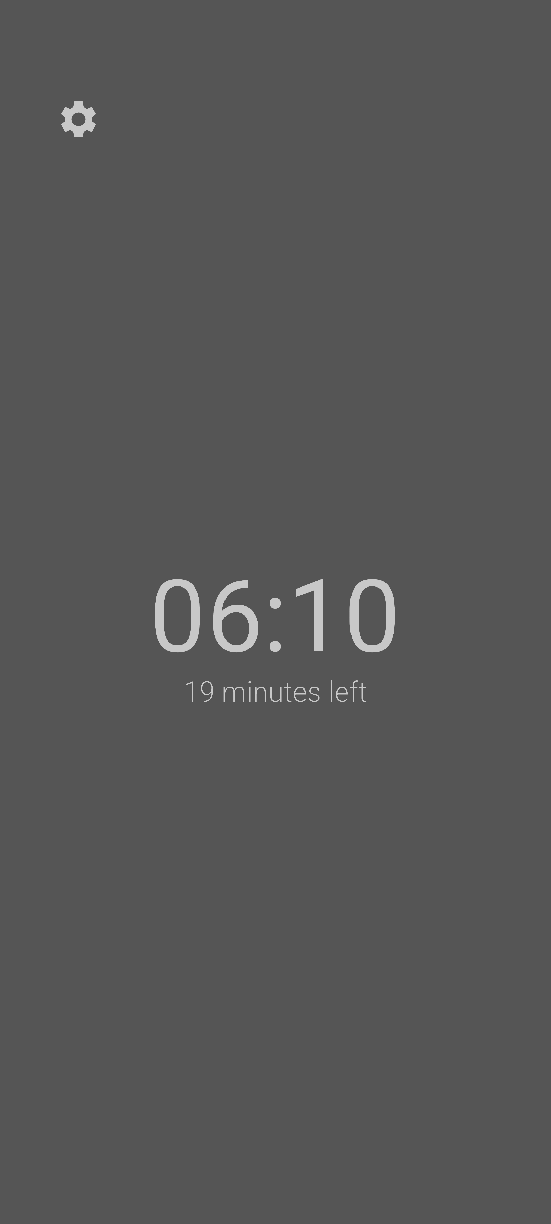 Mid-session screen